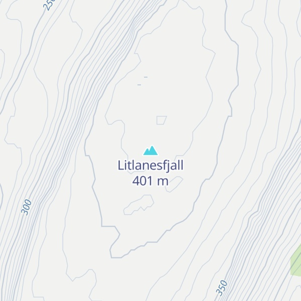 Map of Litlanesfjall
