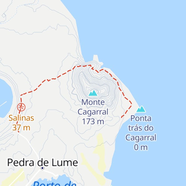 Map of Monte Cagarral