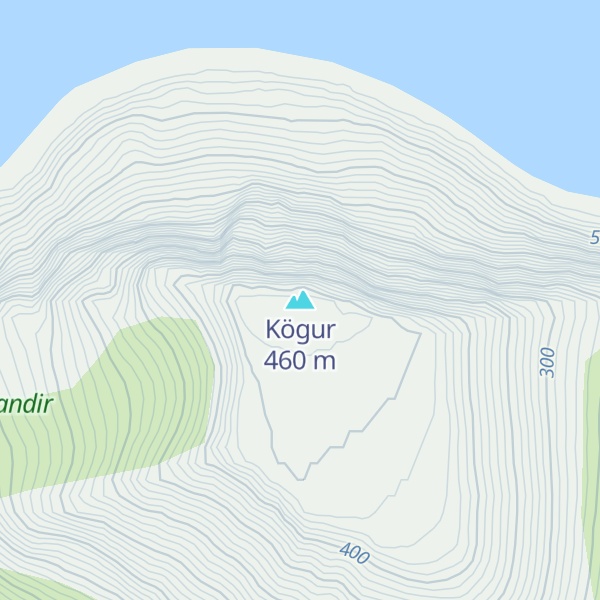 Map of Kögur