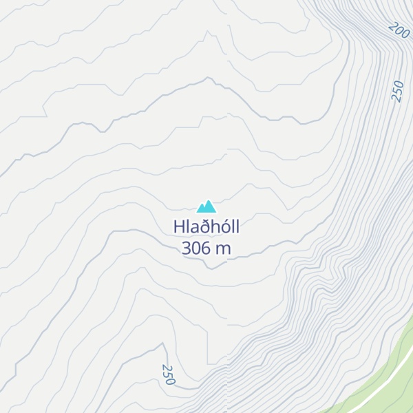 Map of Hlaðhóll