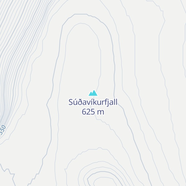 Map of Súðavíkurfjall