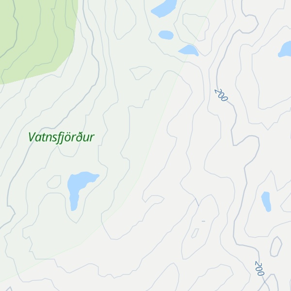 Map of Fossárfjall