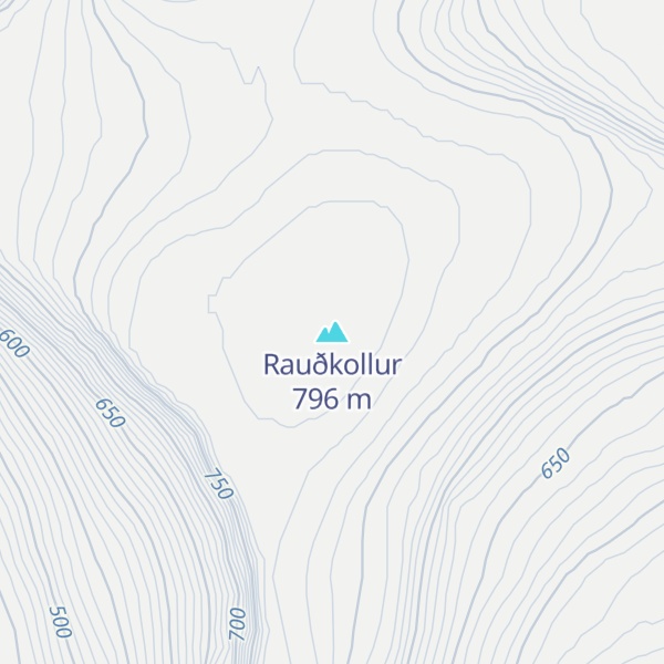 Map of Rauðkollur