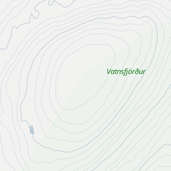 Map of Botnshnúkur