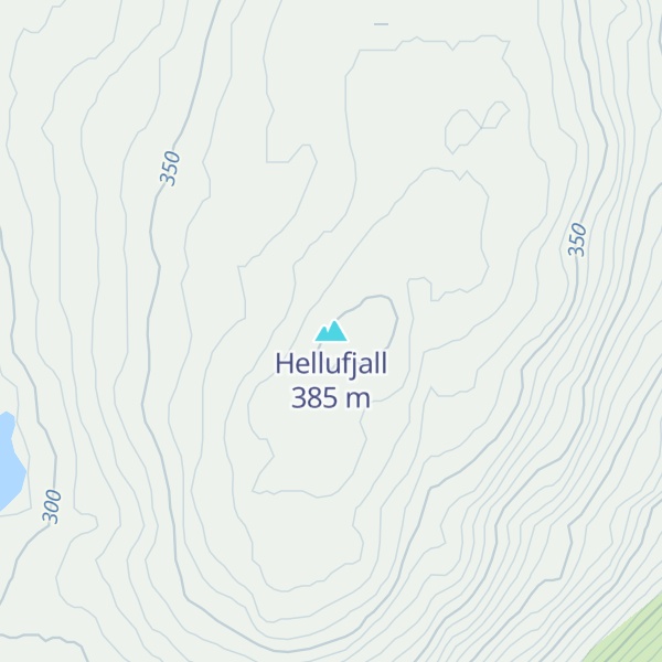 Map of Hellufjall