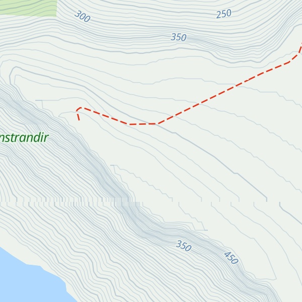 Map of Skáladalsbjarg