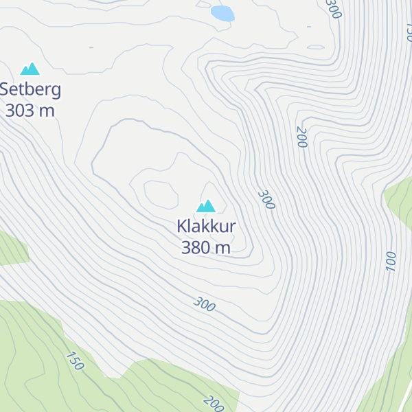 Map of Klakkur