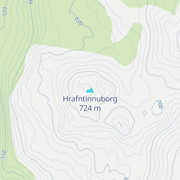Map of Hrafntinnuborg