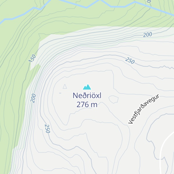 Map of Neðriöxl