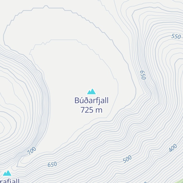 Map of Búðarfjall