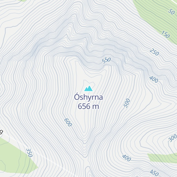 Map of Óshyrna