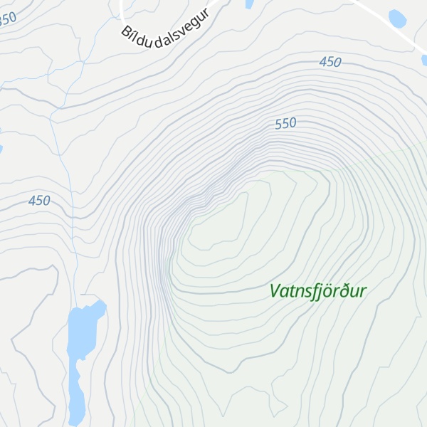 Map of Hornatær