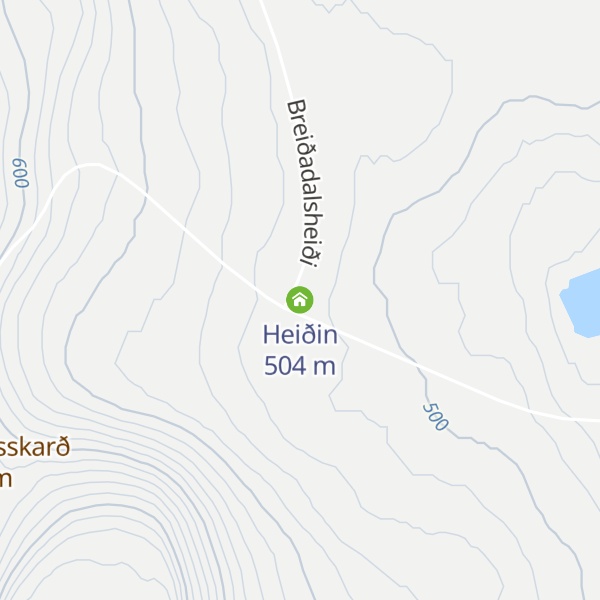 Map of Heiðin