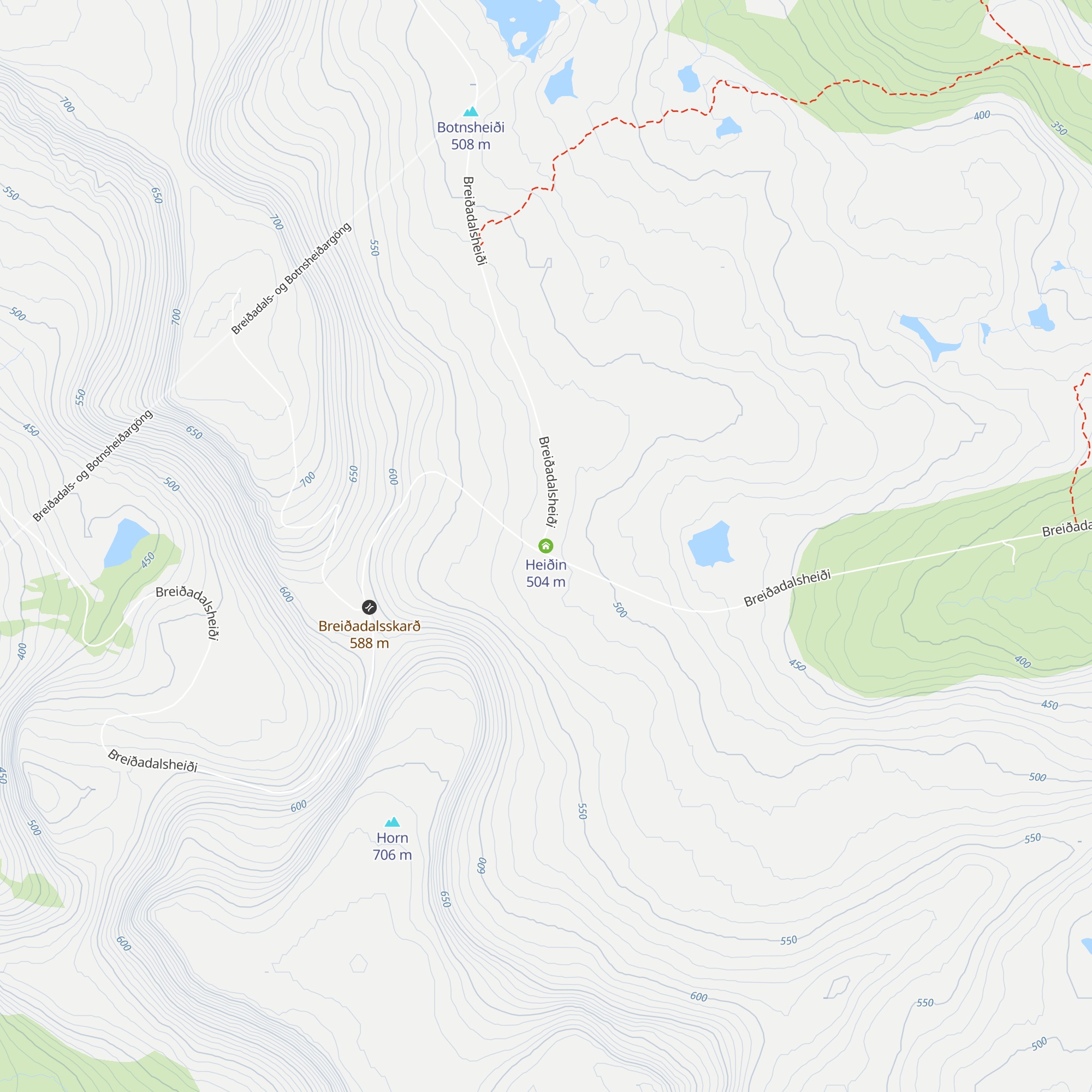 Heiðin map