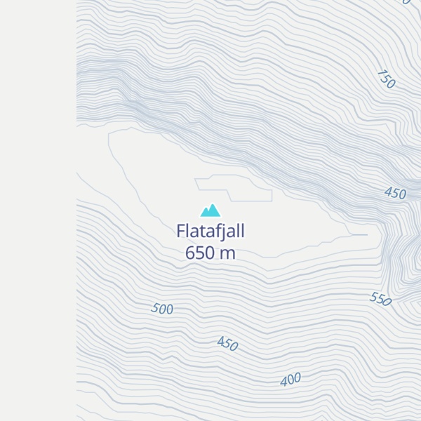 Map of Flatafjall
