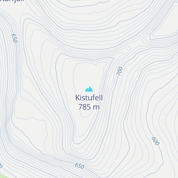 Map of Kistufell