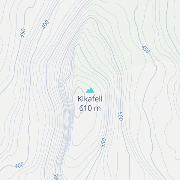 Map of Kikafell