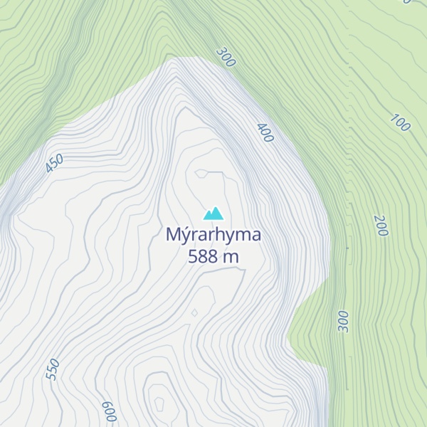 Map of Mýrarhyma