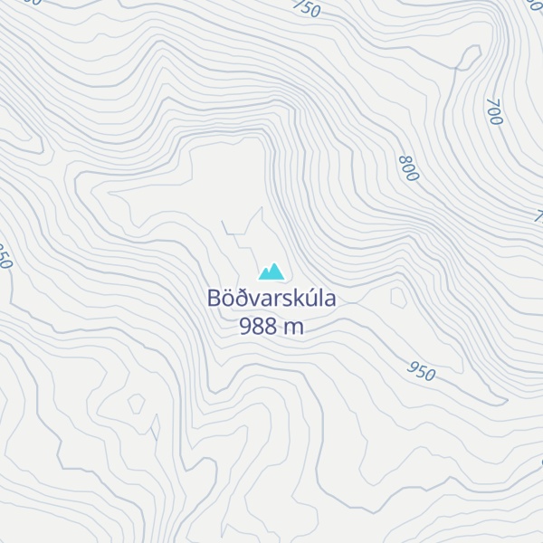 Map of Böðvarskúla
