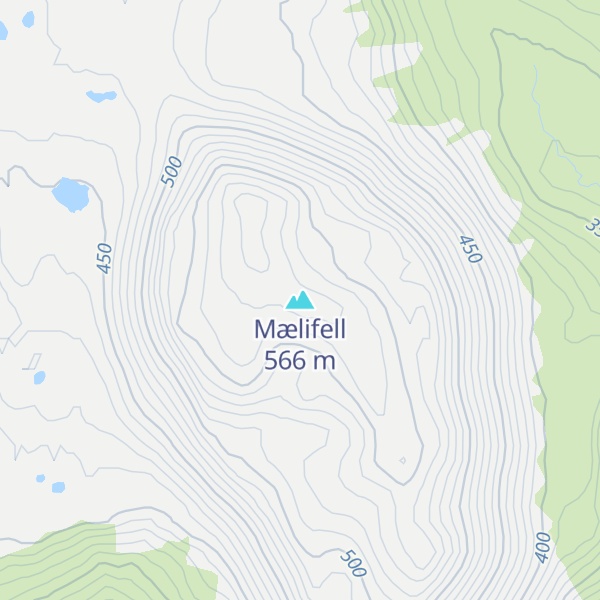 Map of Mælifell