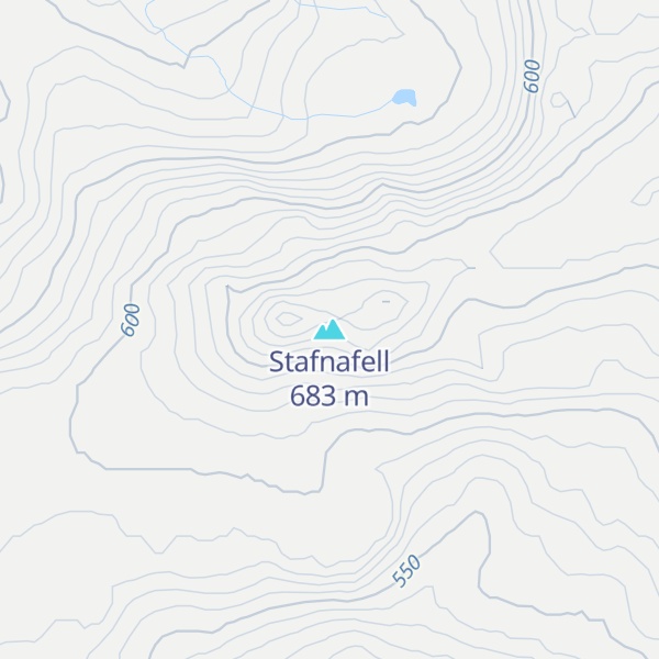 Map of Stafnafell