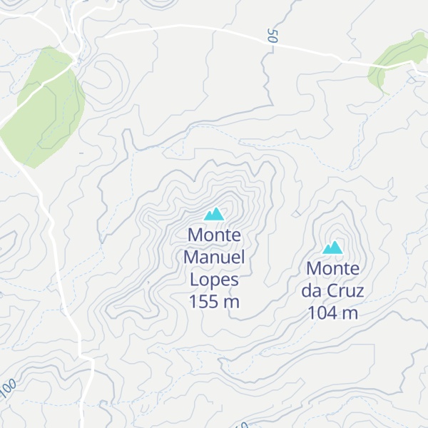 Map of Monte Manuel Lopes