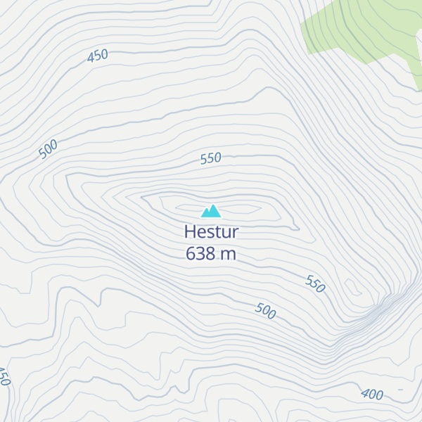 Map of Hestur