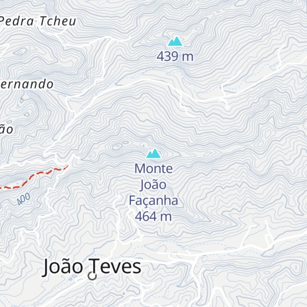 Map of Monte João Façanha