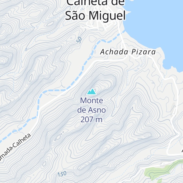 Map of Monte de Asno