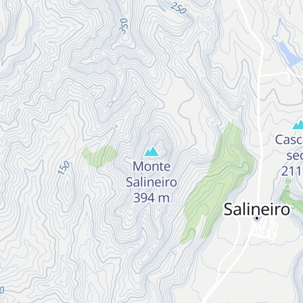 Map of Monte Salineiro
