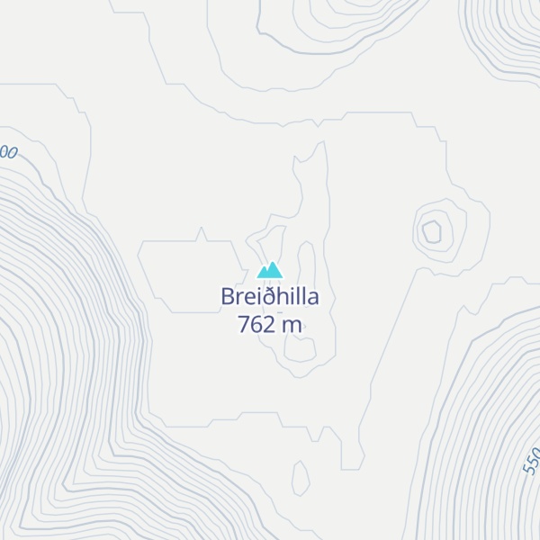 Map of Breiðhilla