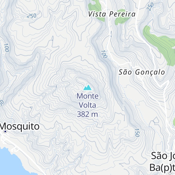 Map of Monte Volta