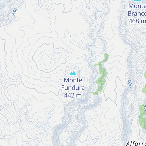 Map of Monte Fundura