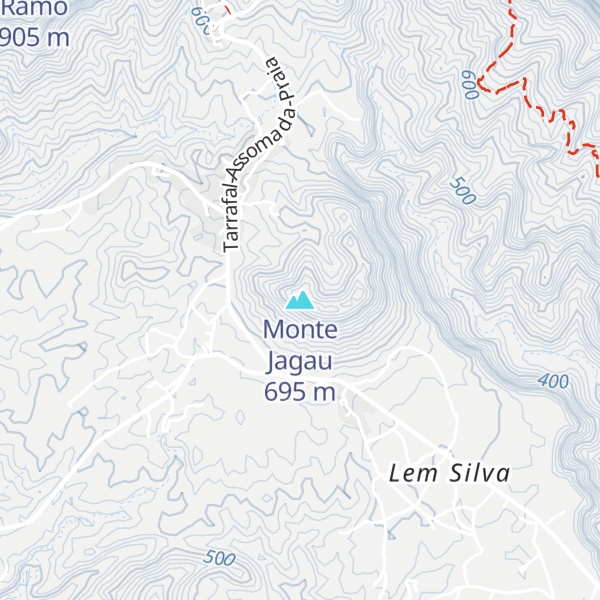 Map of Monte Jagau
