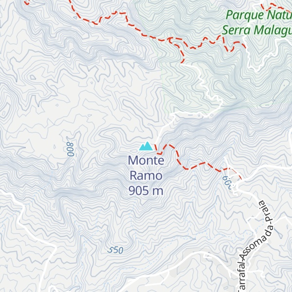 Map of Monte Ramo