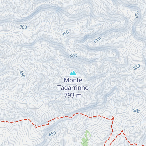 Map of Monte Tagarrinho