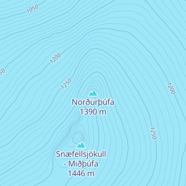Map of Norðurþúfa