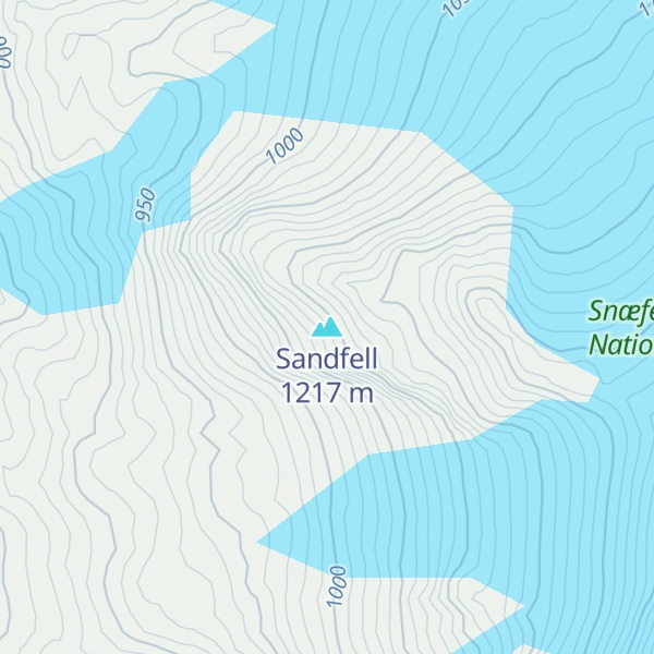 Map of Sandfell