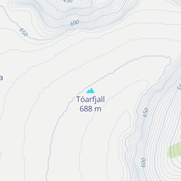 Map of Tóarfjall