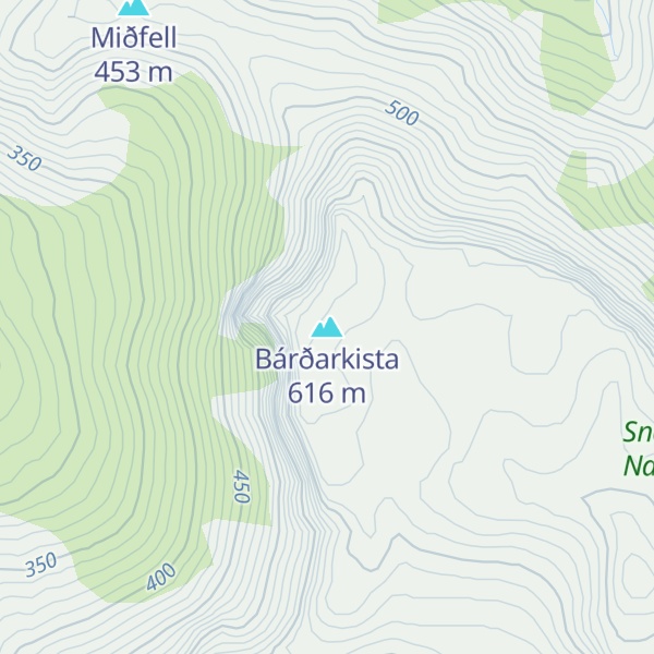 Map of Bárðarkista