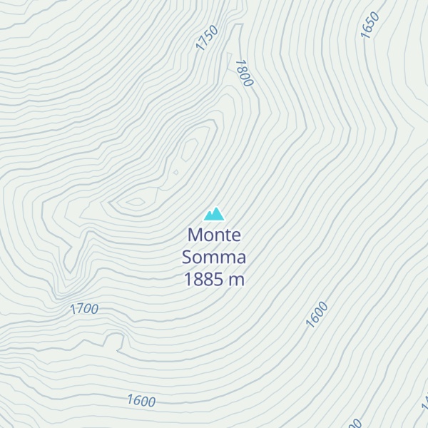 Map of Monte Somma
