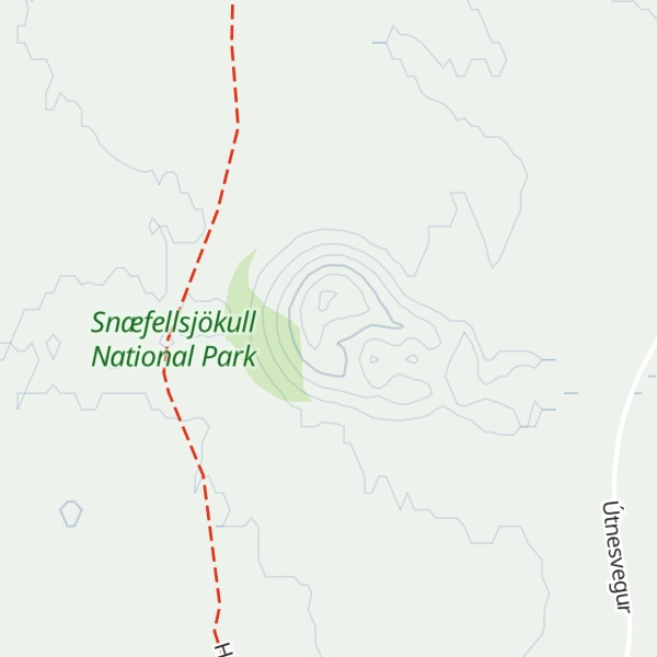 Map of Saxhólar