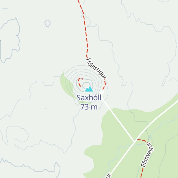 Map of Saxhóll