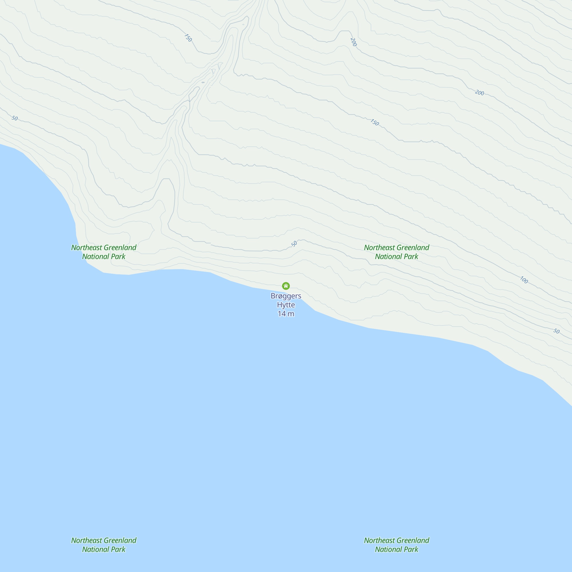 Brøggers Hytte map