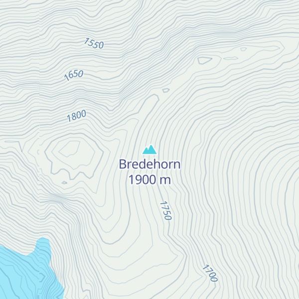 Map of Bredehorn