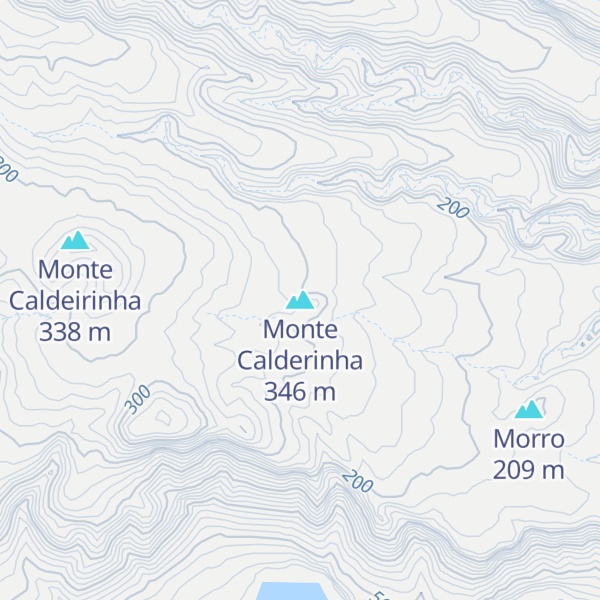 Map of Monte Calderinha