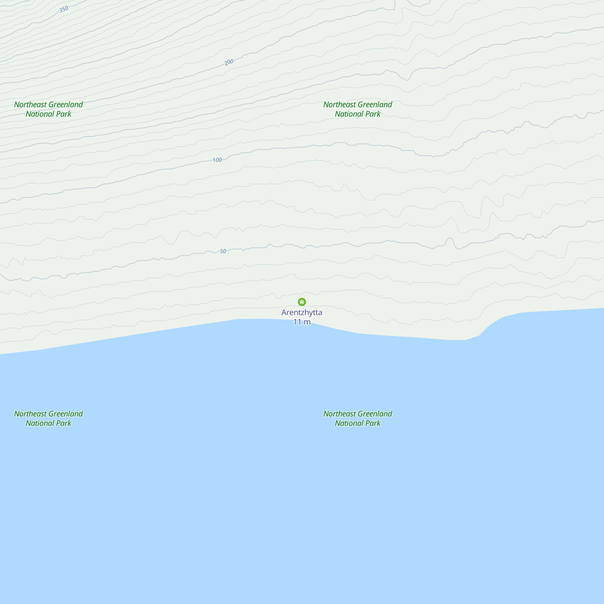 Arentzhytta map
