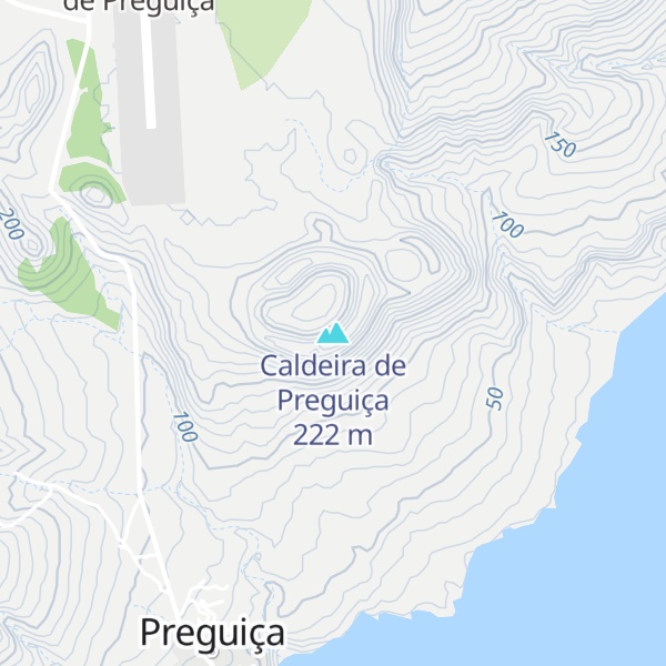 Map of Caldeira de Preguiça