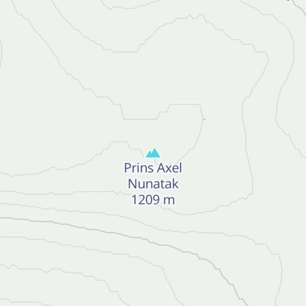 Map of Prins Axel Nunatak