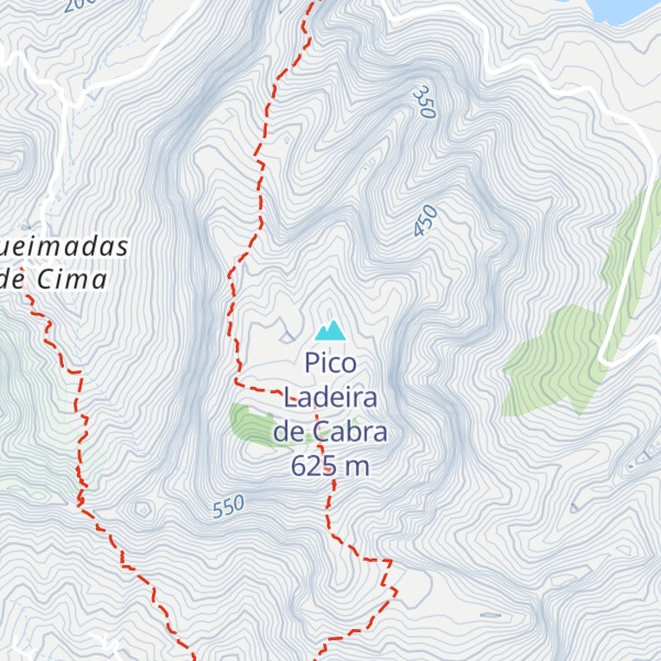 Map of Pico Ladeira de Cabra
